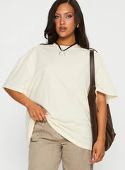 Whats In My Bag Graphic Tee Cream Multi