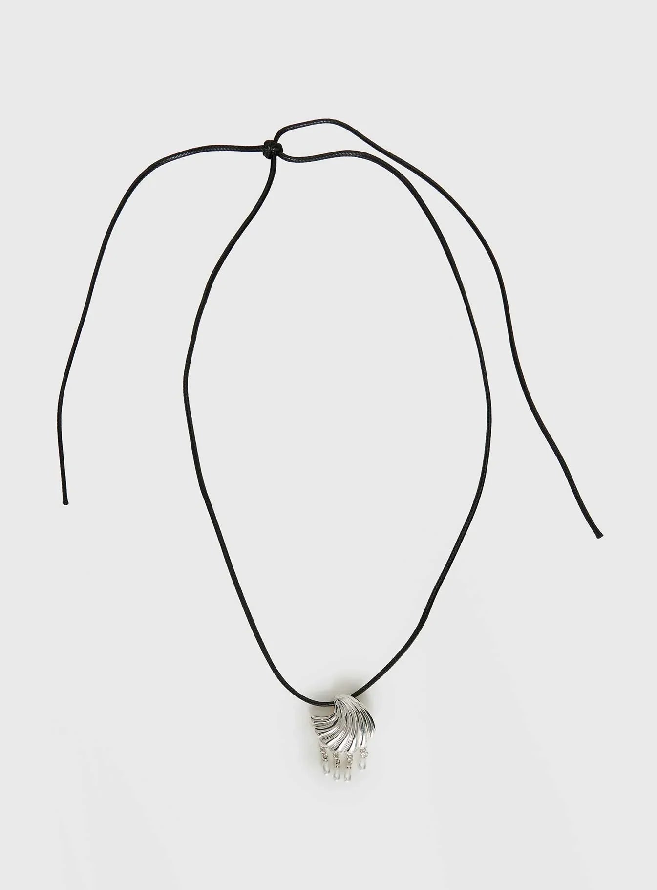 Sun Still Shines Shell Necklace Silver