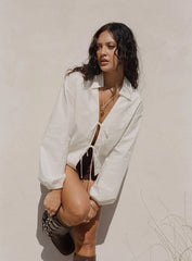 Rinon Long Sleeve Top White