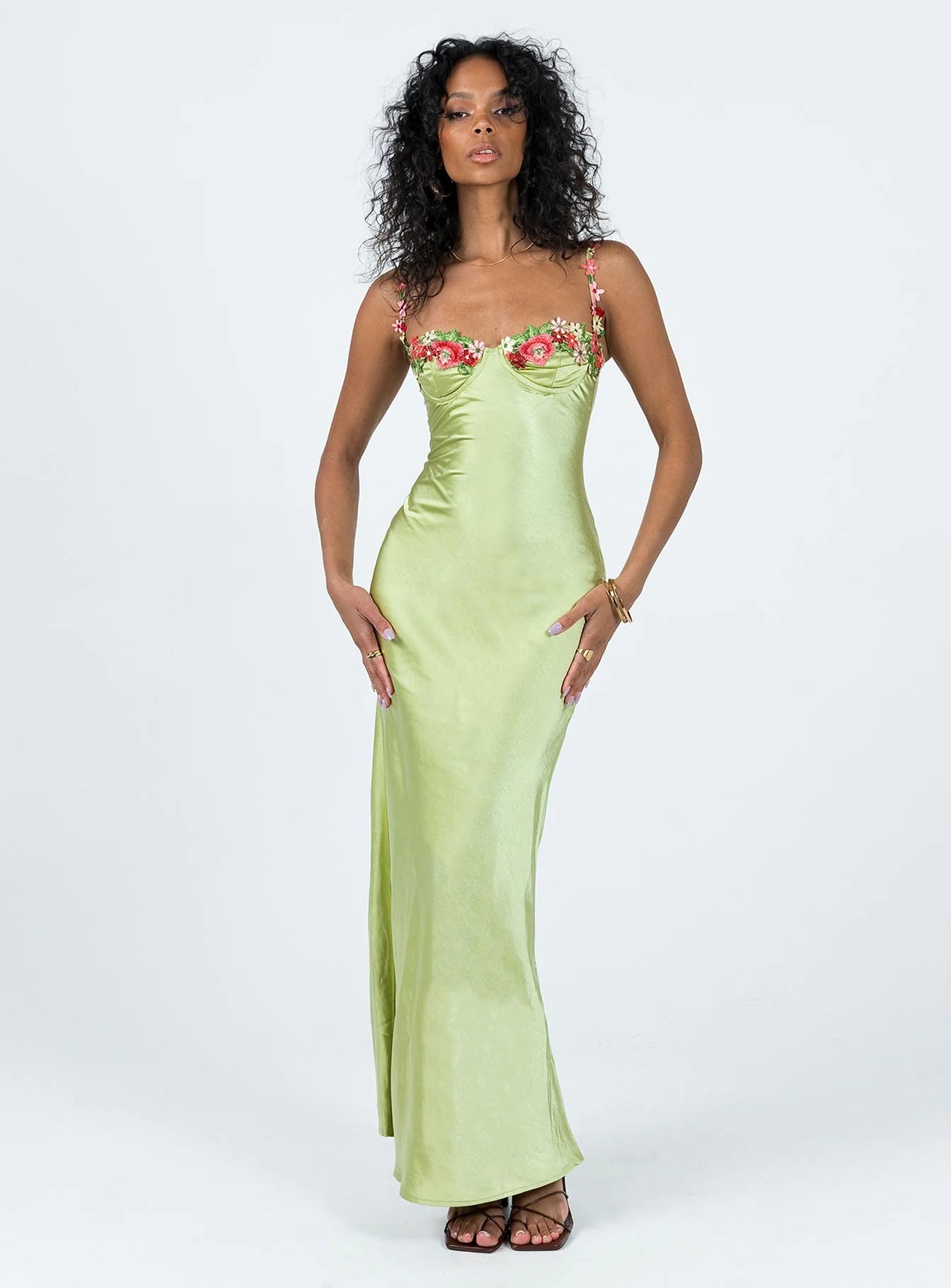 Kenzie Maxi Dress Green Lower Impact