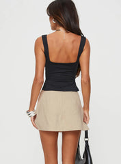 Gigi Skort Linen Beige