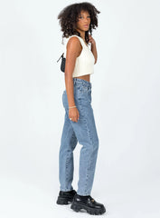 Tulum Straight Leg Denim Jeans