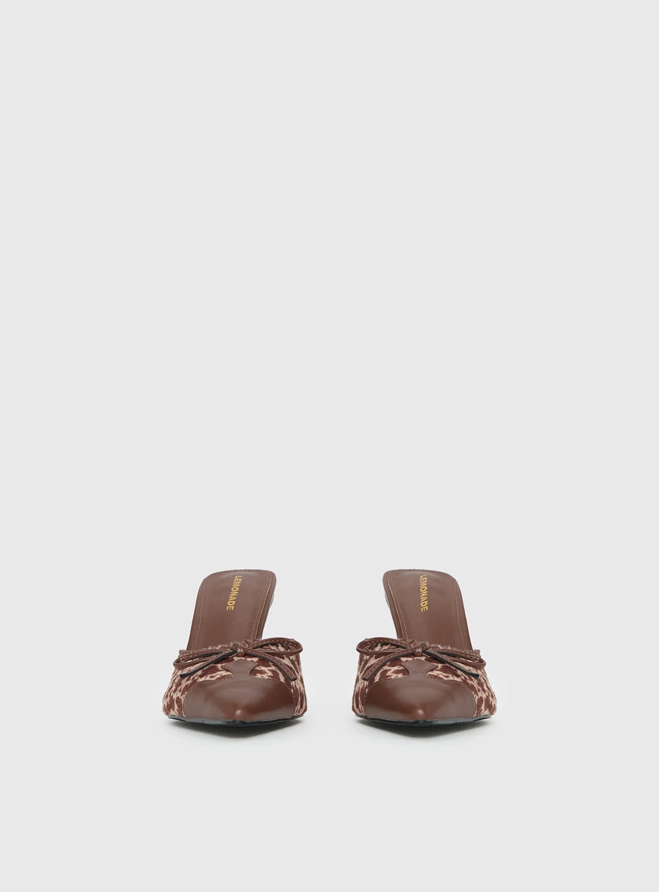 Boardroom Pointed Toe Heels Caramel Cow