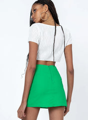 Kariss Mini Skirt Green