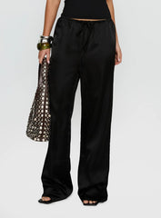 Soulstar Satin Pants Black