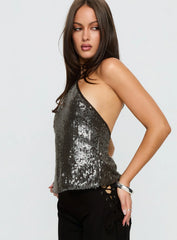 Sun Salutations Halter Top Chocolate