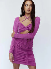 Dillon Mini Dress Purple