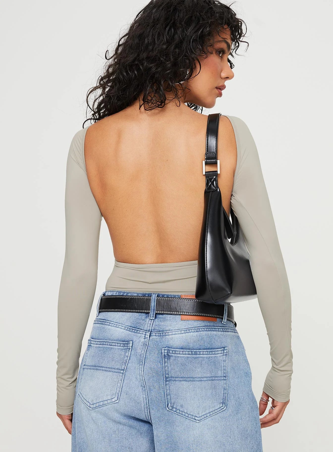 Gatewood Long Sleeve Bodysuit Grey