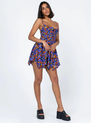 Barrett Mini Dress Dark Floral