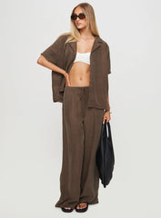Tranquilis Shirt Brown