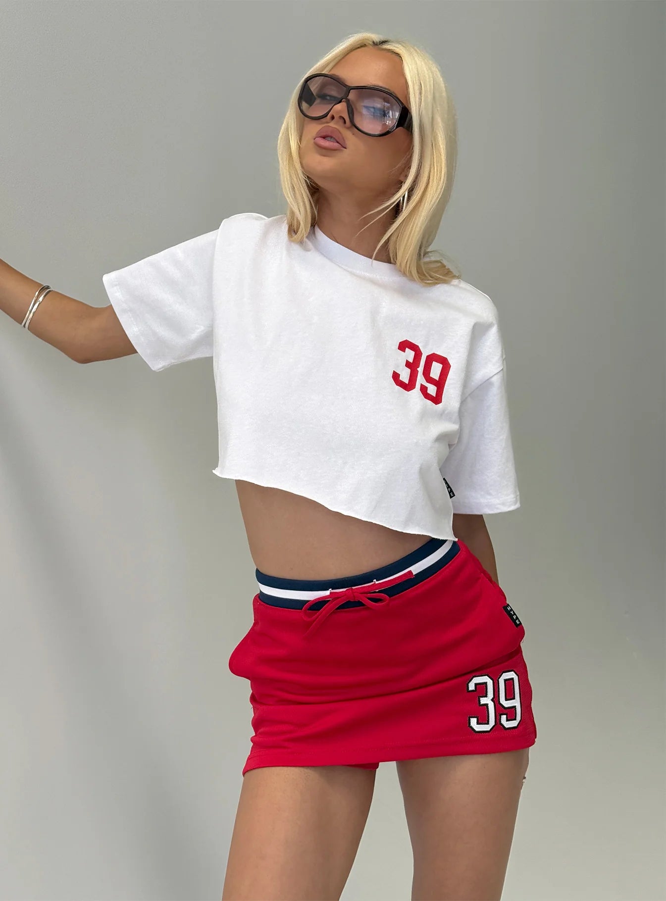 Boston University Track Top White