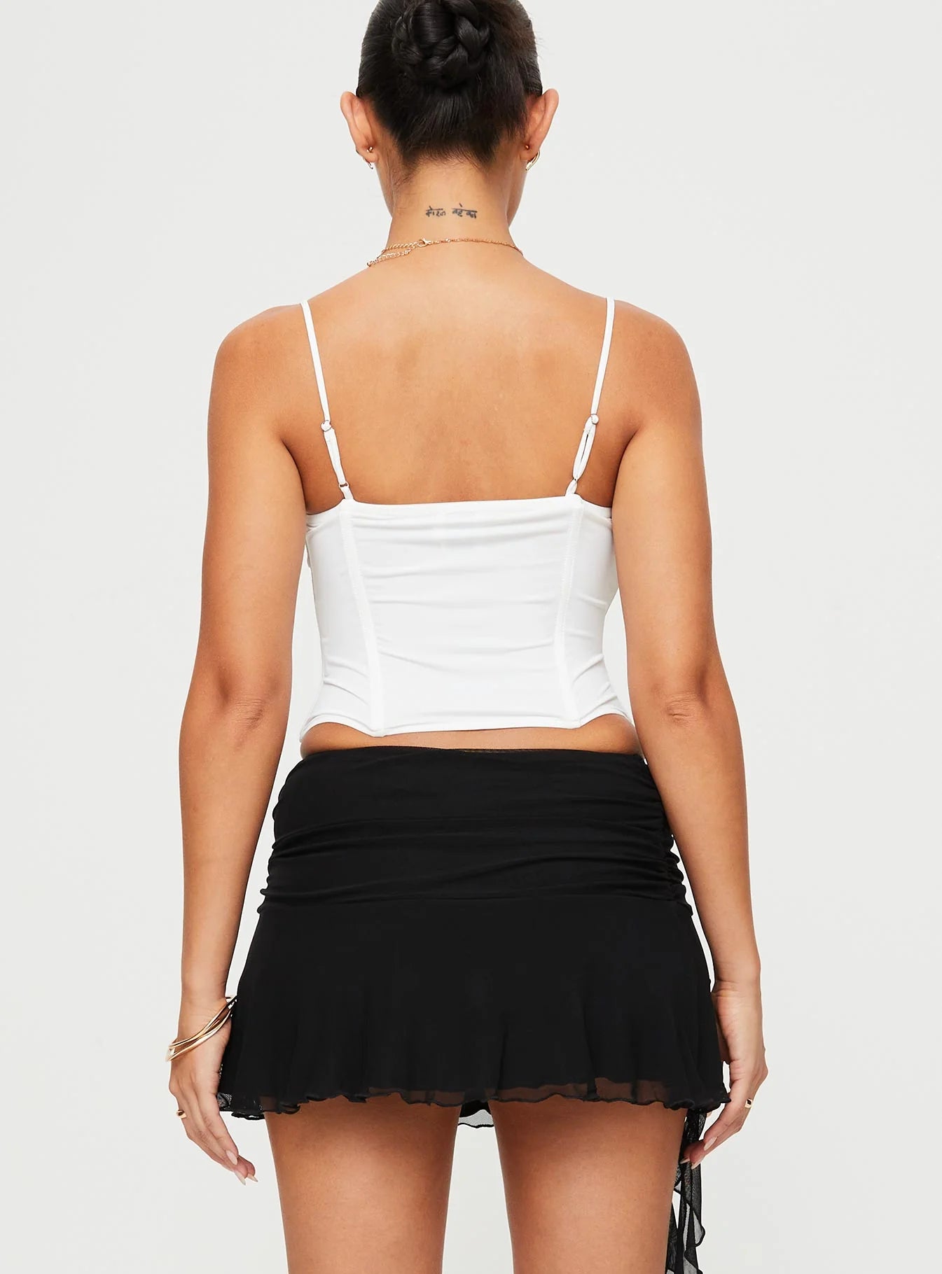 Coletto Corset Top White