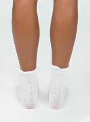 Rutherford Socks White