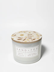 White Vanilla 12 oz scented candle