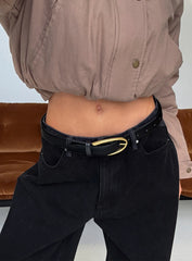 Sensibility Belt Black Gold