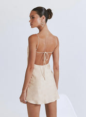 Clemence Mini Dress Champagne