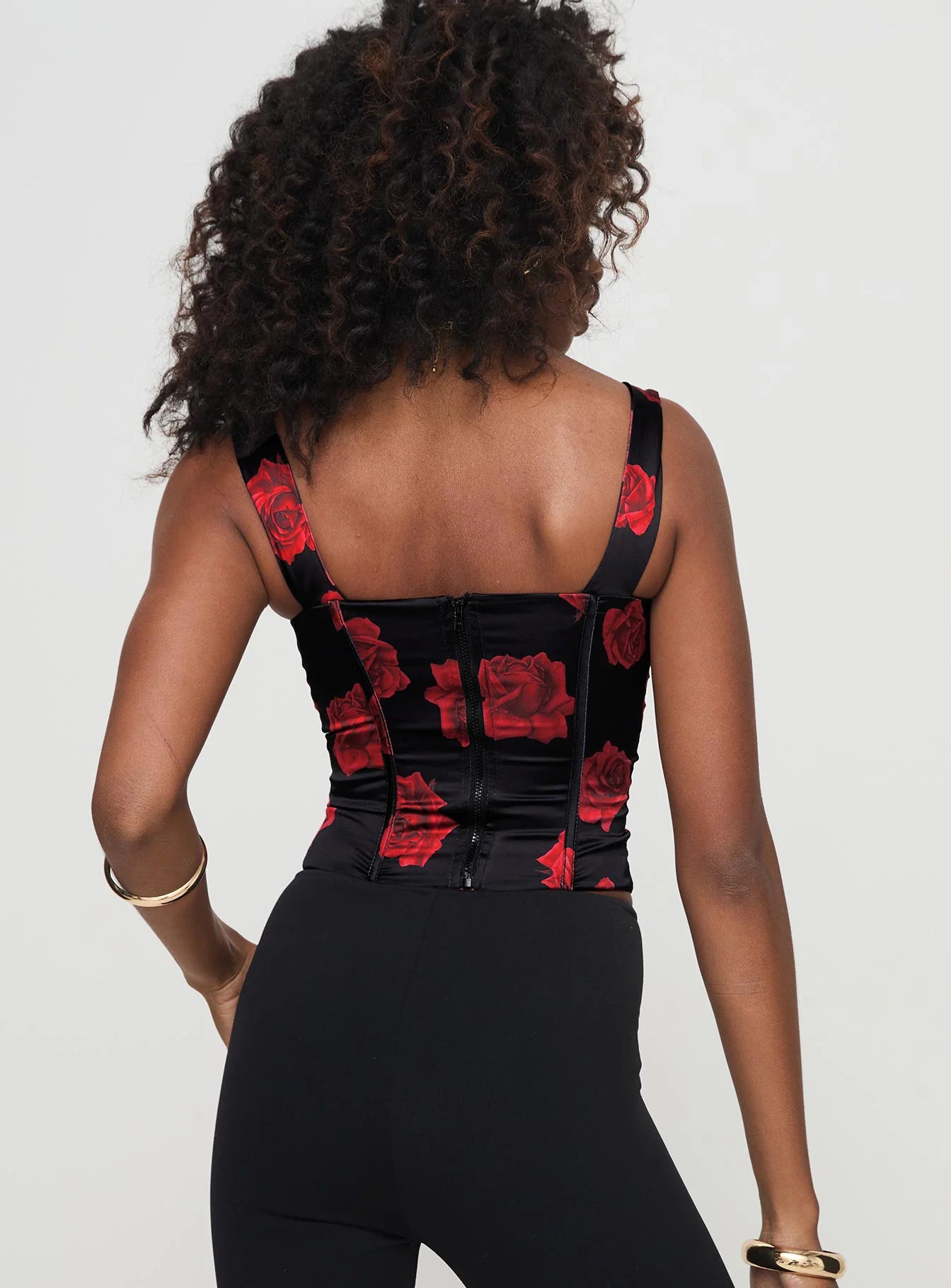 Alarice Top Black / Red