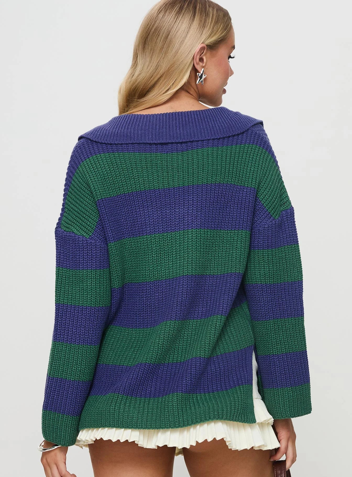 Olivah Jumper Blue / Green