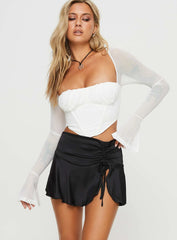 Laurie Long Sleeve Top White