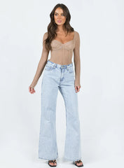 Leonie Bodysuit Beige