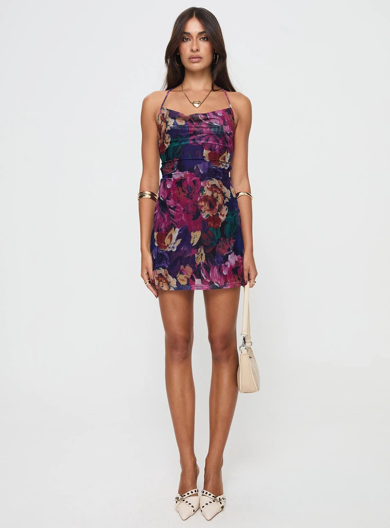 Celena Mini Dress Multi Floral