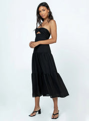 Allie Midi Dress Black