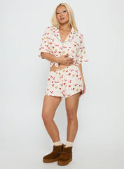 Sweet Things Button Down Sleep Set Multi