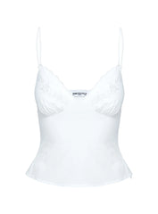 Aruba Embroidered Cami White