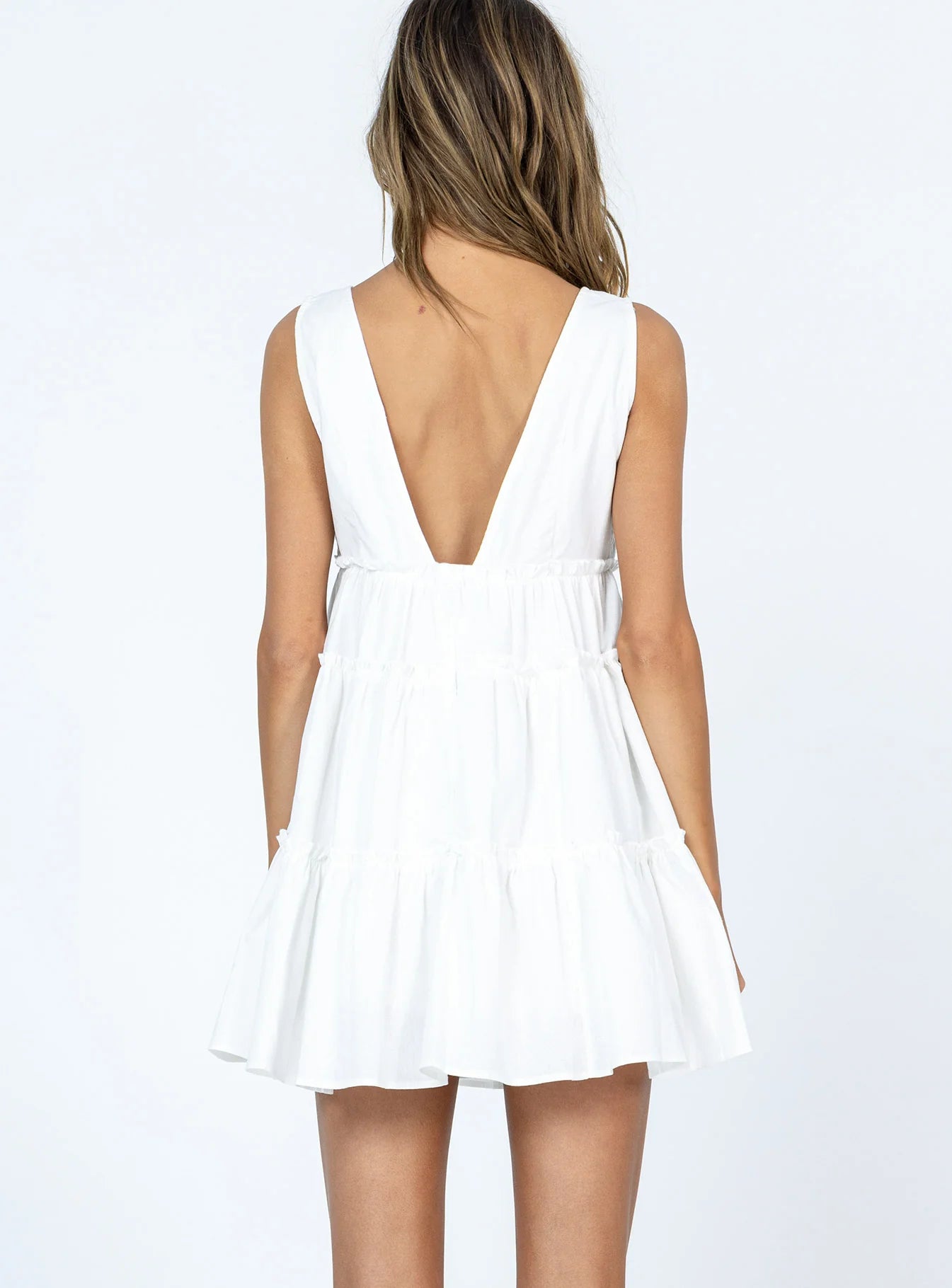 Rosetta Mini Dress White