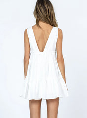 Rosetta Mini Dress White