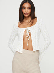 Heltz Long Sleeve Top White