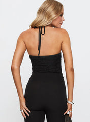Fuel My Soul Lace Bodysuit Black