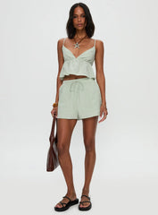 Lille Set Green Gingham