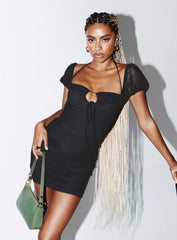 Lindsey Mini Dress Black