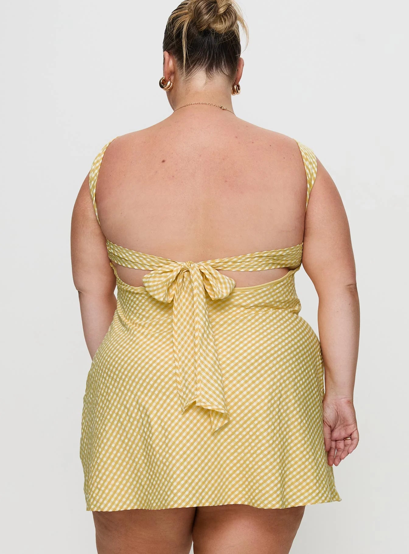 Mcbeath Mini Dress Yellow Curve