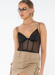 Bamba Bodysuit Black