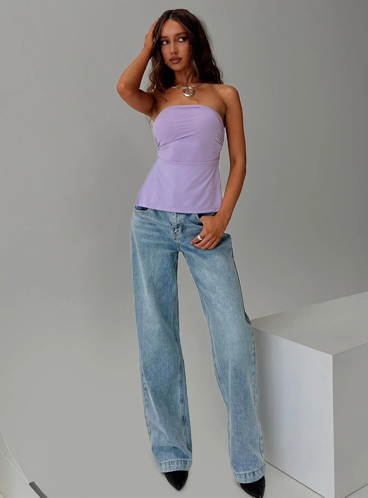 Diamanta Top Lilac
