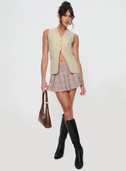 Dovesie Vest Top Beige