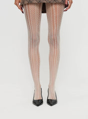 Vaugn Lace Stocking Cream