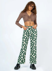 Darbie Long Sleeve Top Brown