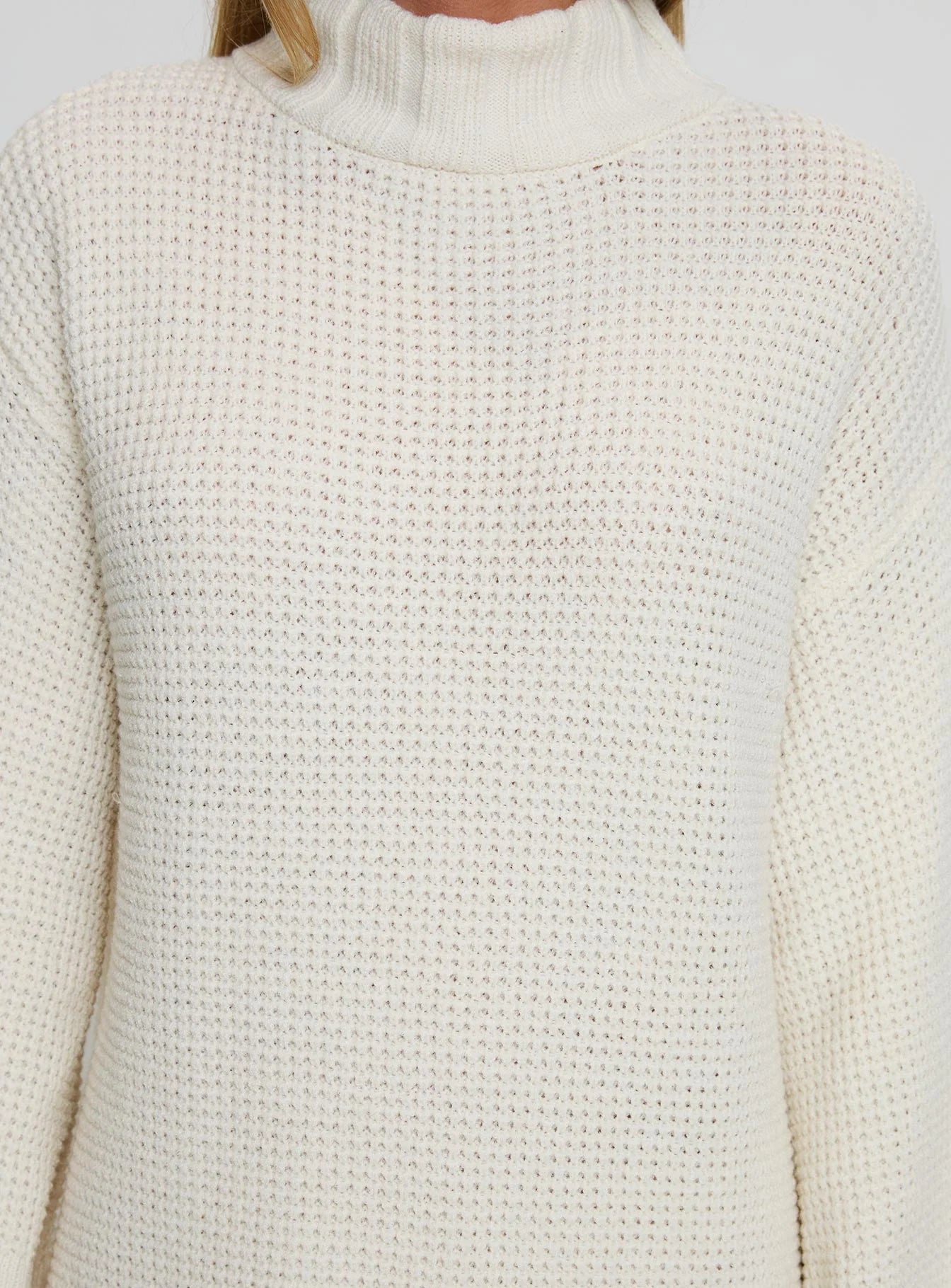 Tarin Knit Mini Dress Cream