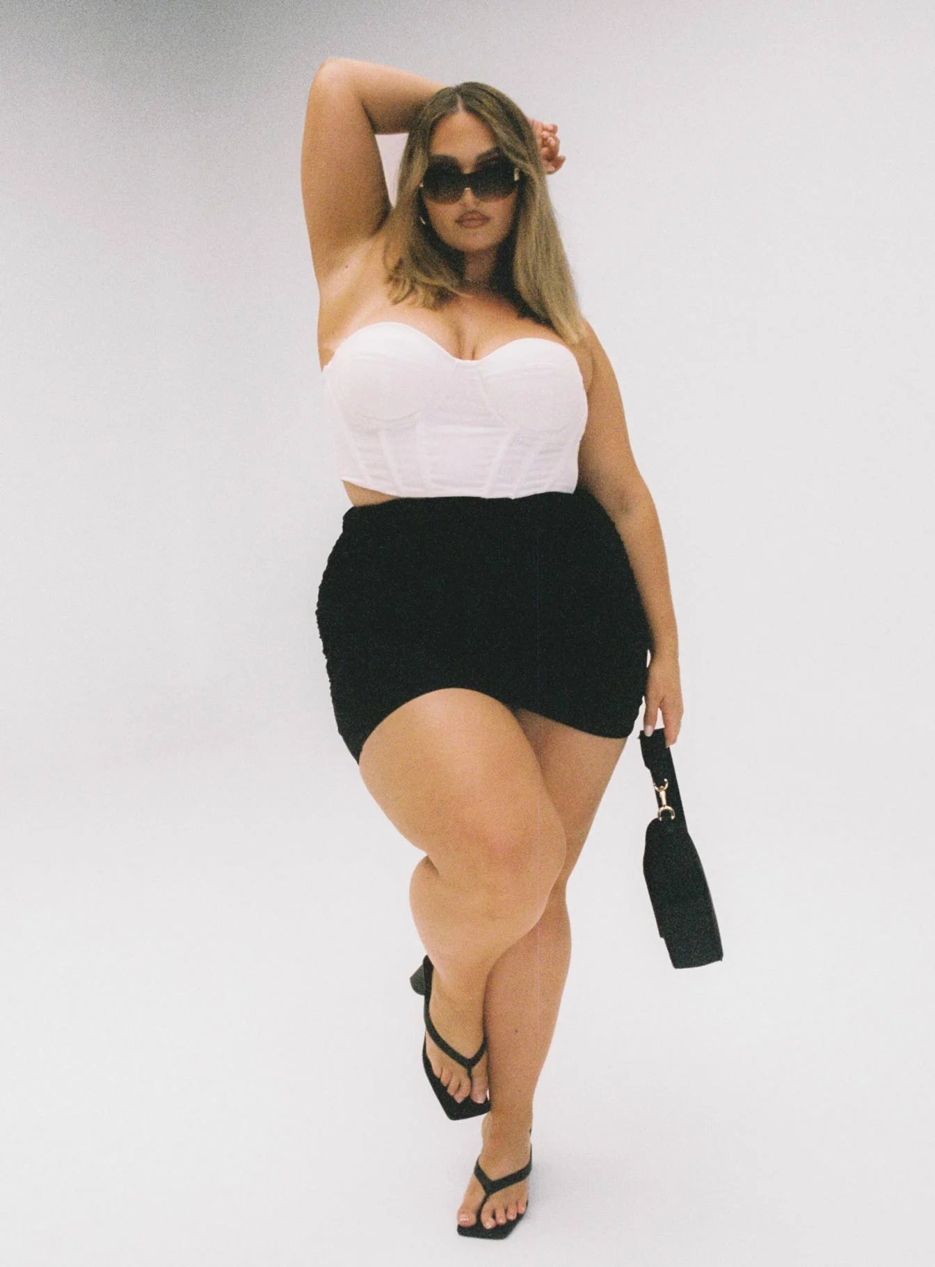 Endless Love Corset Top White Curve