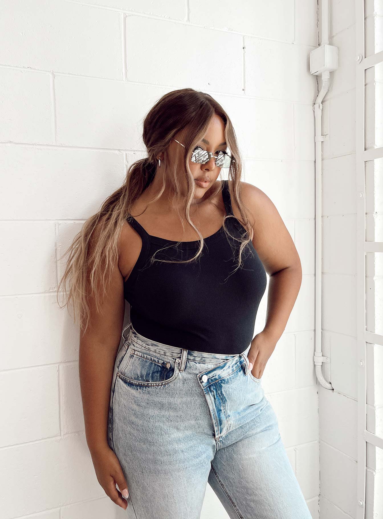 Lindsey Bodysuit Black Curve
