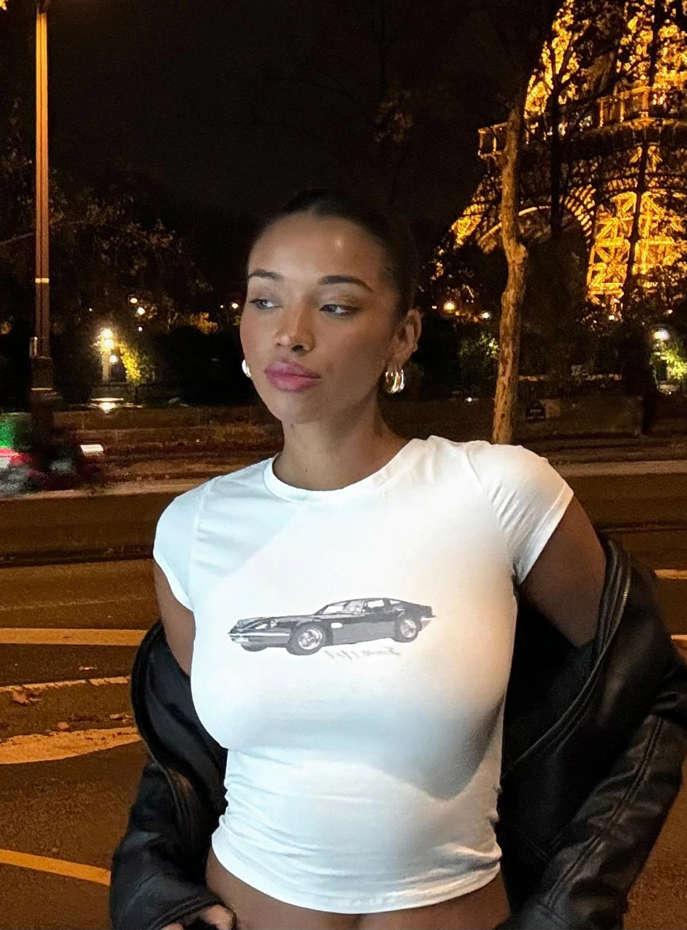Vintage Car Top White
