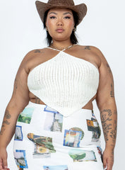 Avoca Top White Curve