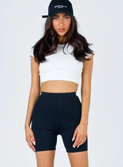 Black Bermuda Cycling Shorts