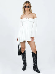 Halle Mini Dress White