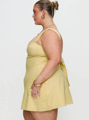 Mcbeath Mini Dress Yellow Curve