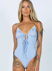 Bow Bodysuit Blue