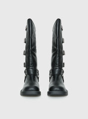 Buckle Down Boots Black